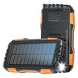Solar Power Bank 42800mAh Waterproof Portable Charger Powerbank solar power BushLine Orange
