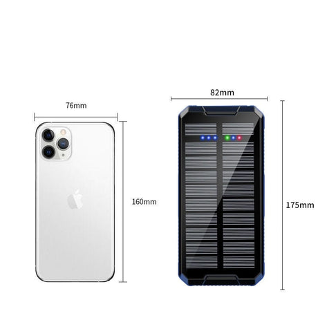 Solar Power Bank 80000mAh Wireless Charging wifi & wireless  