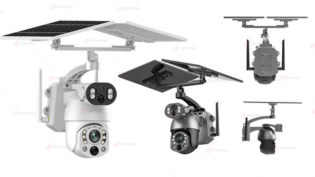 Solar Security Camera WIFI Human Tracking 50X Optical Zoom security systems  