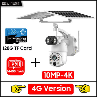 Solar Security Camera WIFI Human Tracking 50X Optical Zoom security systems  