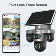 Solar Security Camera WiFi 10X Zoom Auto Tracking Wifi Surveillance Security & Safety  
