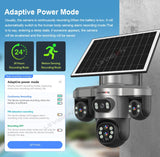 Solar Security Camera WiFi 10X Zoom Auto Tracking Wifi Surveillance Security & Safety  