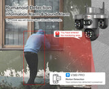 Solar Security Camera WiFi 10X Zoom Auto Tracking Wifi Surveillance Security & Safety  