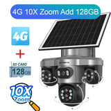 Solar Security Camera WiFi 10X Zoom Auto Tracking Wifi Surveillance Security & Safety  