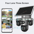 Solar Security Camera WiFi 10X Zoom Auto Tracking Wifi Surveillance Security & Safety  