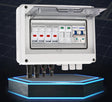 Solar photovoltaic PV Combiner Box With Lightning Protection 2 in 1 out electrical supplys  BushLine