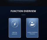 Solar photovoltaic PV Combiner Box With Lightning Protection 2 in 1 out electrical supplys  BushLine