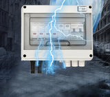 Solar photovoltaic PV Combiner Box With Lightning Protection 2 in 1 out electrical supplys  BushLine