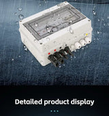 Solar photovoltaic PV Combiner Box With Lightning Protection 2 in 1 out electrical supplys  BushLine