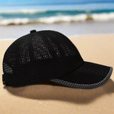 Summer Women Men Mesh Baseball Cap hats  BushLine