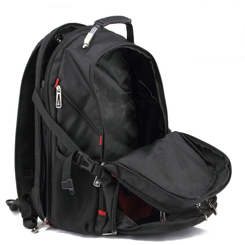 Swiss-Multifunctional Durable Laptop Backpack USB Charging Port BackPacks  BushLine