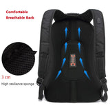 Swiss-Multifunctional Durable Laptop Backpack USB Charging Port BackPacks  BushLine