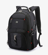 Swiss-Multifunctional Durable Laptop Backpack USB Charging Port BackPacks BushLine 17 inch PRO