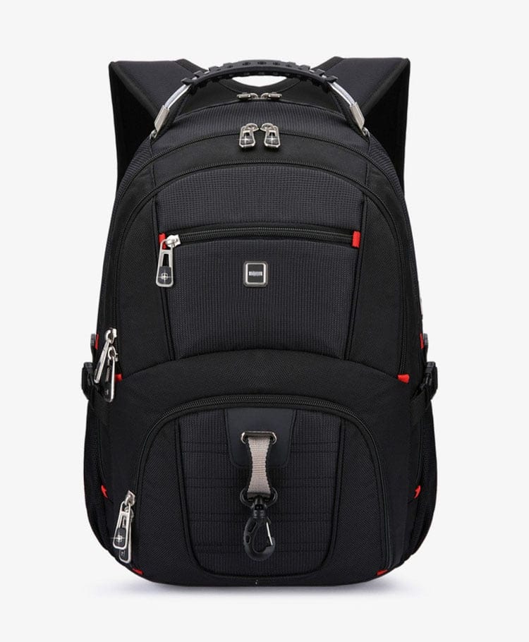 Swiss-Multifunctional Durable Laptop Backpack USB Charging Port BackPacks  BushLine