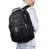 Swiss-Multifunctional Durable Laptop Backpack USB Charging Port BackPacks BushLine 16 inch Travel