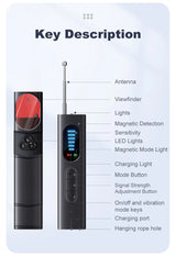 T15 Anti Spy Anti Disturb Hidden Camera Detector Bug Sweep Security & Safety  BushLine