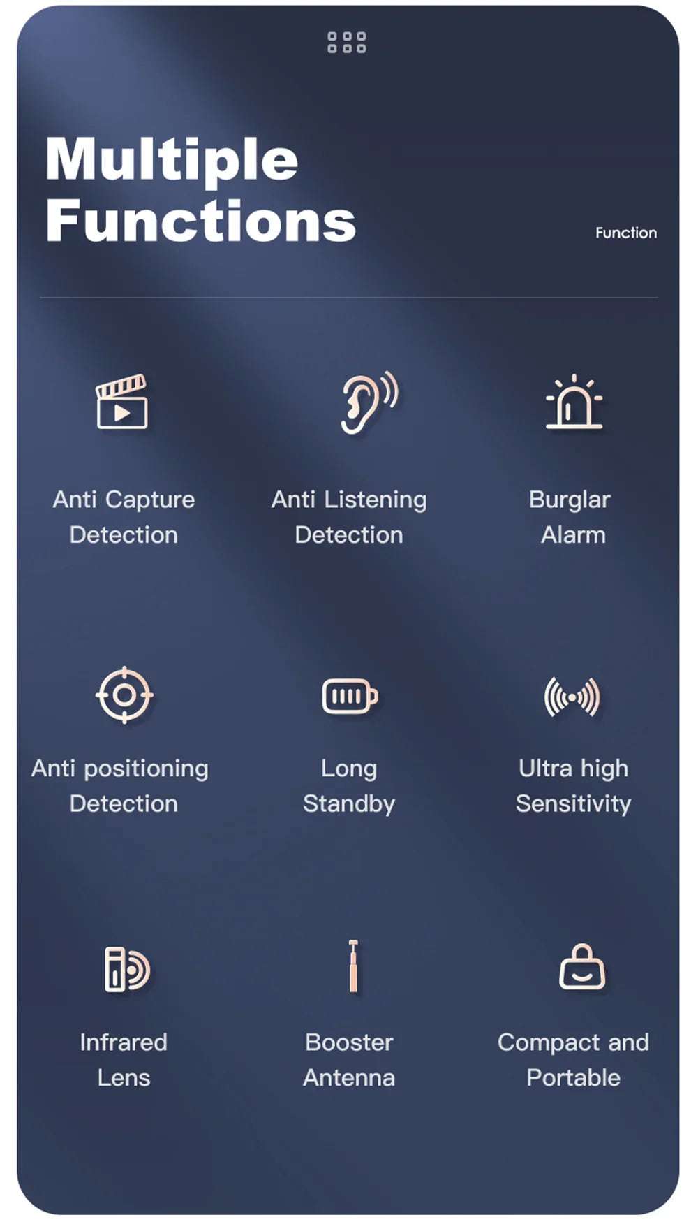 T15 Anti Spy Anti Disturb Hidden Camera Detector Bug Sweep Security & Safety  BushLine