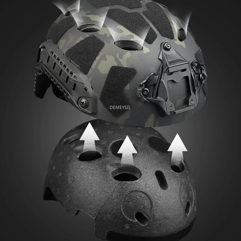Tactical Active Sports Safety Helmet Helmets & Packs  BushLine