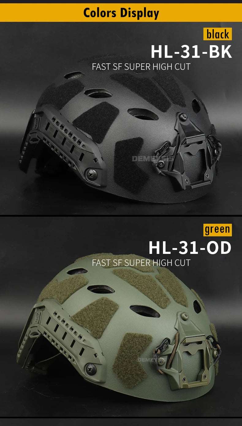 Tactical Active Sports Safety Helmet Helmets & Packs  BushLine
