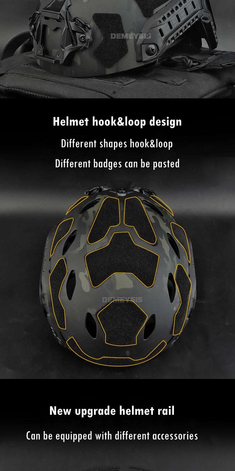 Tactical Active Sports Safety Helmet Helmets & Packs  BushLine