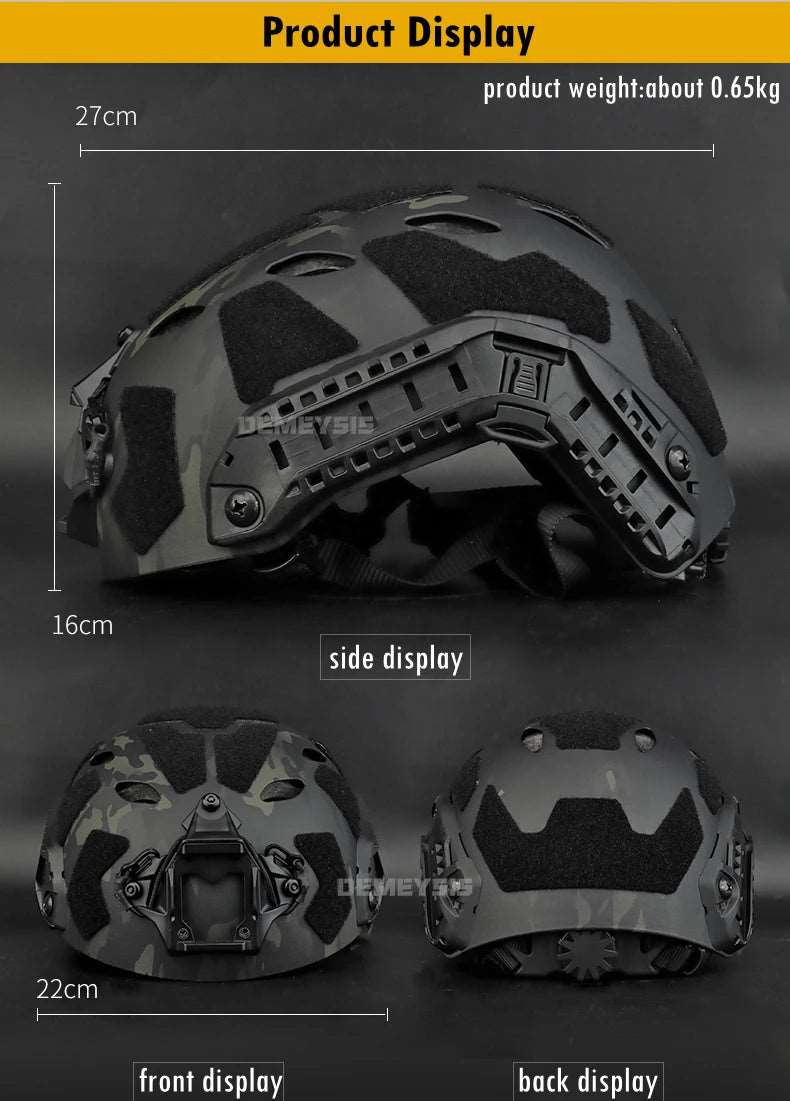 Tactical Active Sports Safety Helmet Helmets & Packs  BushLine