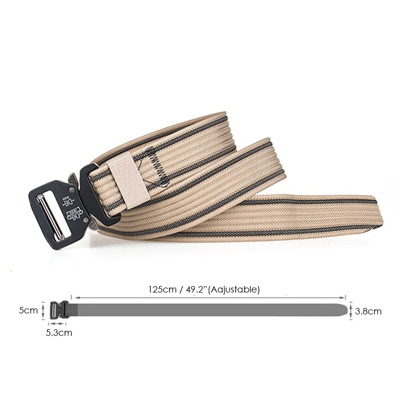Tactical Belt Strong 1200D Real Nylon Quick Release tacticle clothing  BushLine