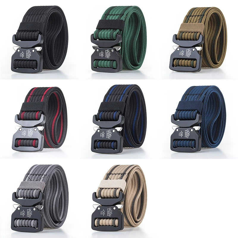 Tactical Belt Strong 1200D Real Nylon Quick Release tacticle clothing  BushLine