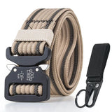 Tactical Belt Strong 1200D Real Nylon Quick Release tacticle clothing BushLine Khaki set 125cm
