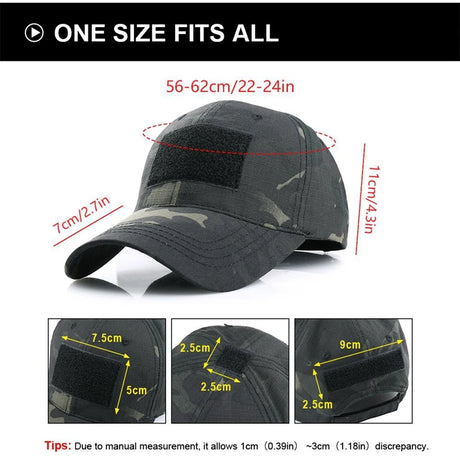 Tactical Camo Hat 12 designs Baseball Cap Hats  