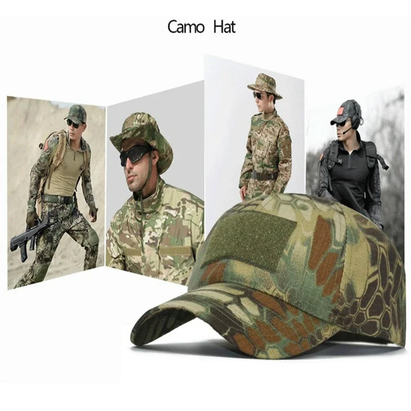 Tactical Camo Hat 12 designs Baseball Cap Hats  BushLine