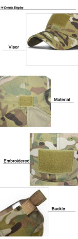 Tactical Camo Hat 12 designs Baseball Cap Hats  BushLine