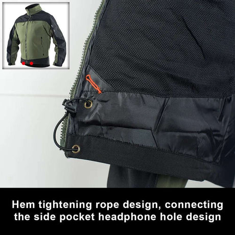 Tactical Fleece Jacket Waterproof Softshell Windbreaker Jackets  