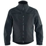 Tactical Fleece Jacket Waterproof Softshell Windbreaker Jackets BushLine Black M(65-75KG)