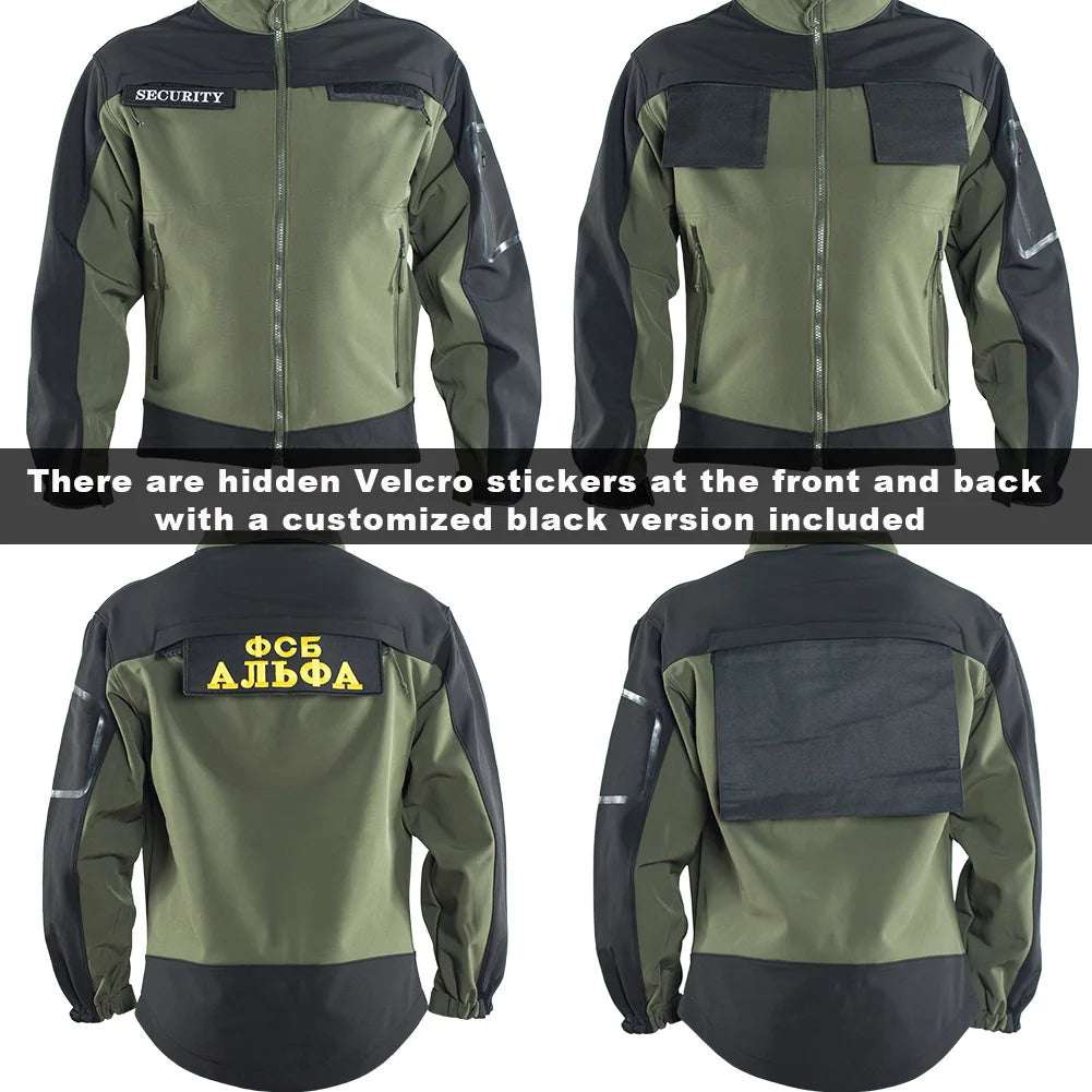 Tactical Fleece Jacket Waterproof Softshell Windbreaker Jackets  BushLine