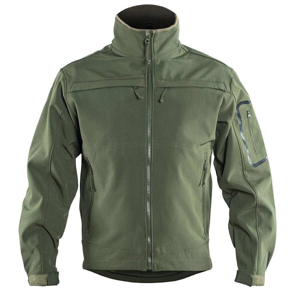 Tactical Fleece Jacket Waterproof Softshell Windbreaker Jackets  BushLine