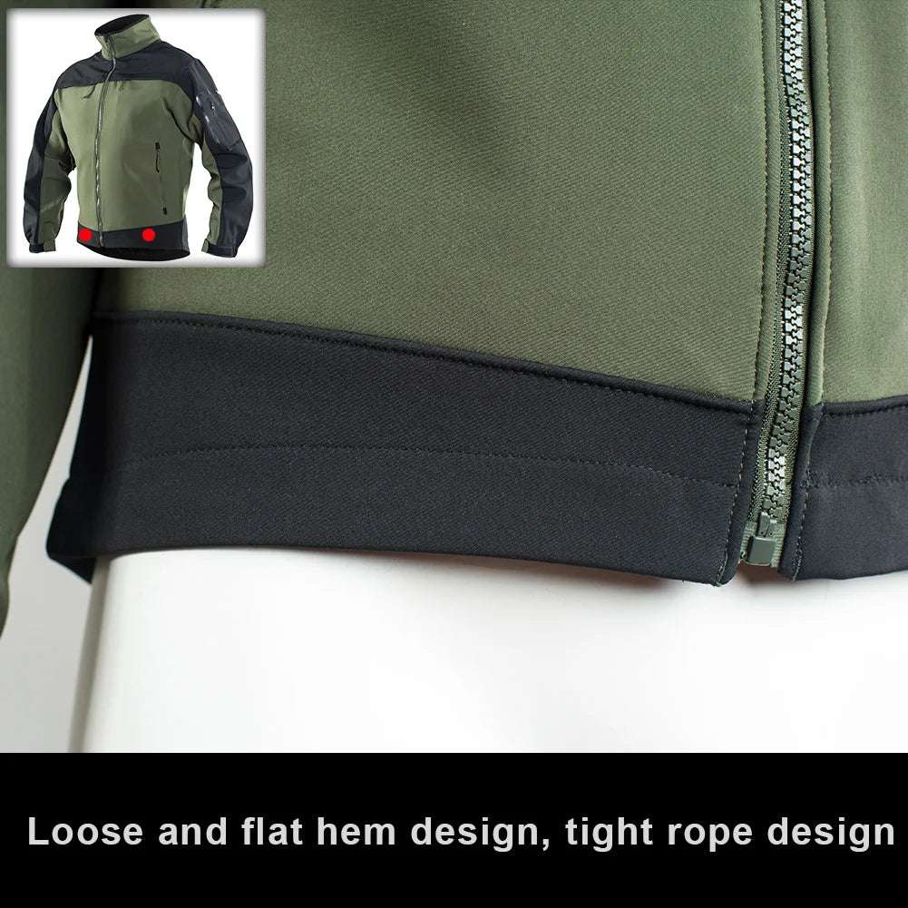 Tactical Fleece Jacket Waterproof Softshell Windbreaker Jackets  BushLine