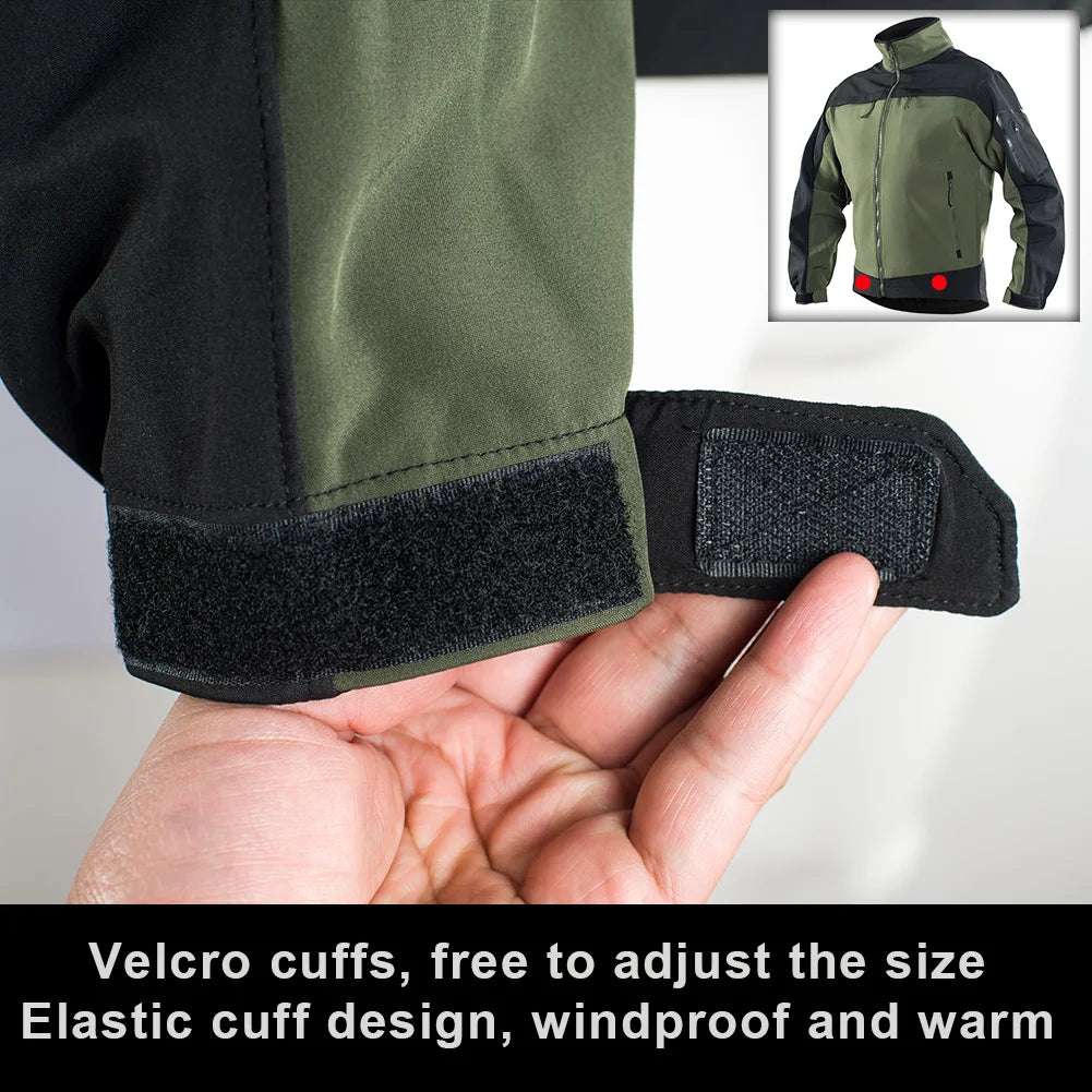 Tactical Fleece Jacket Waterproof Softshell Windbreaker Jackets  BushLine