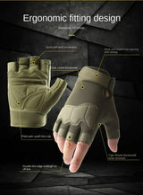 Tactical Gloves Half Finger Outdoor Mountaineering Cycling Wear-resistant Breathable gloves  