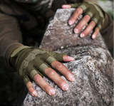Tactical Gloves Half Finger Outdoor Mountaineering Cycling Wear-resistant Breathable gloves  