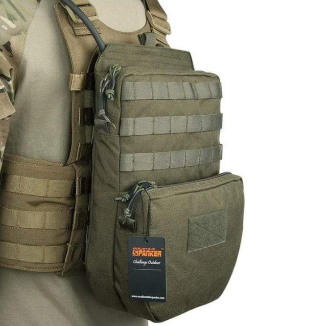 Tactical Molle Hydration Vest Backpack Survival BackPacks  