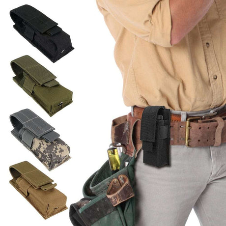 Tactical Pouch Torch Knife Holster Molle Accessories  BushLine