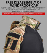 Tactical Uniform Pants and Shirt with Pads Outdoor Clothing  