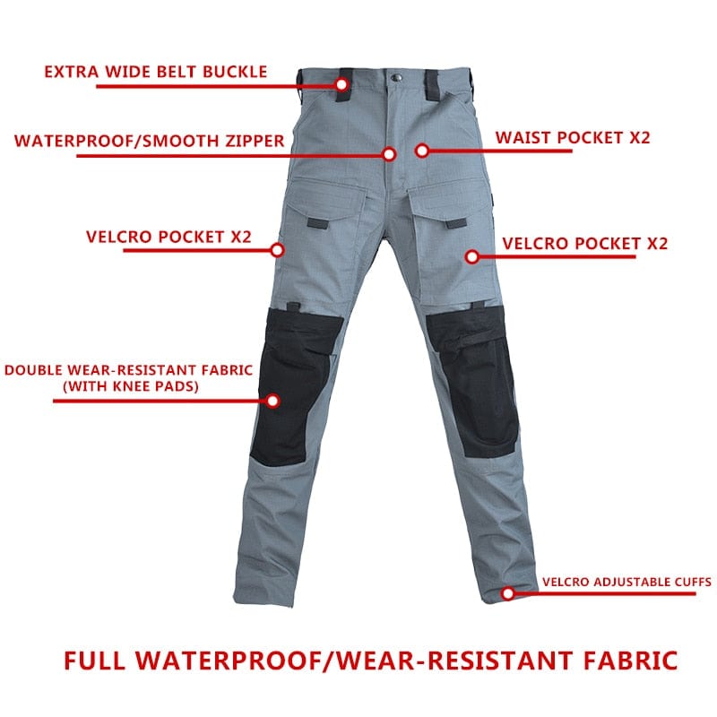 Tactical Uniform Pants and Shirt with Pads Outdoor Clothing  BushLine