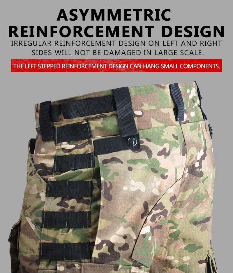Tactical Uniform Pants and Shirt with Pads Outdoor Clothing  BushLine