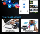 TiESFONG i7pro 4CH GPS Radar Dash Cam 360 24H Parking Monitor Smart Technology  