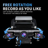 TiESFONG i7pro 4CH GPS Radar Dash Cam 360 24H Parking Monitor Smart Technology  BushLine