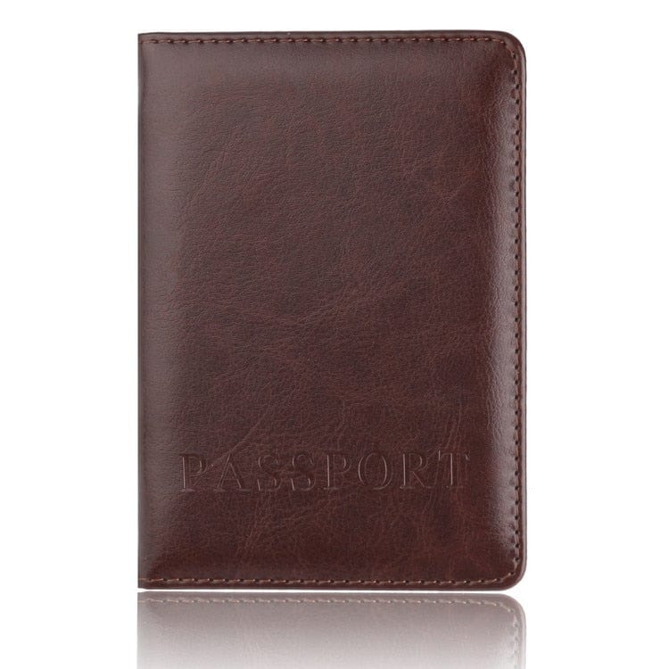 Travel Friendly Leather Passport Cover outdoor equipment BushLine 3