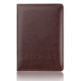 Travel Friendly Leather Passport Cover outdoor equipment BushLine 3