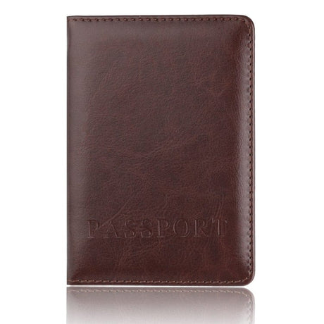 Travel Friendly Leather Passport Cover outdoor equipment BushLine 3