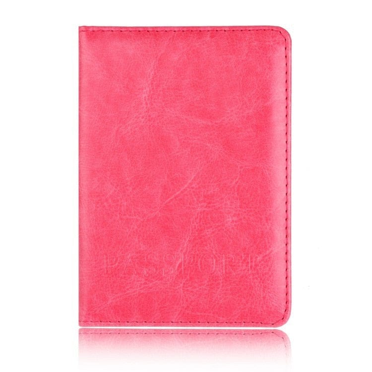 Travel Friendly Leather Passport Cover outdoor equipment BushLine 4